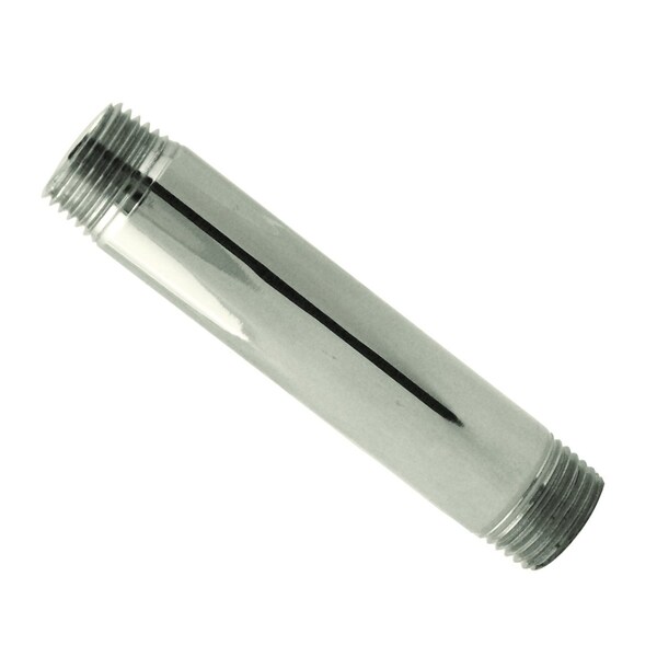 Westbrass 1/2" x 6" IPS pipe nipple in Polished Nickel D12106-05 - main